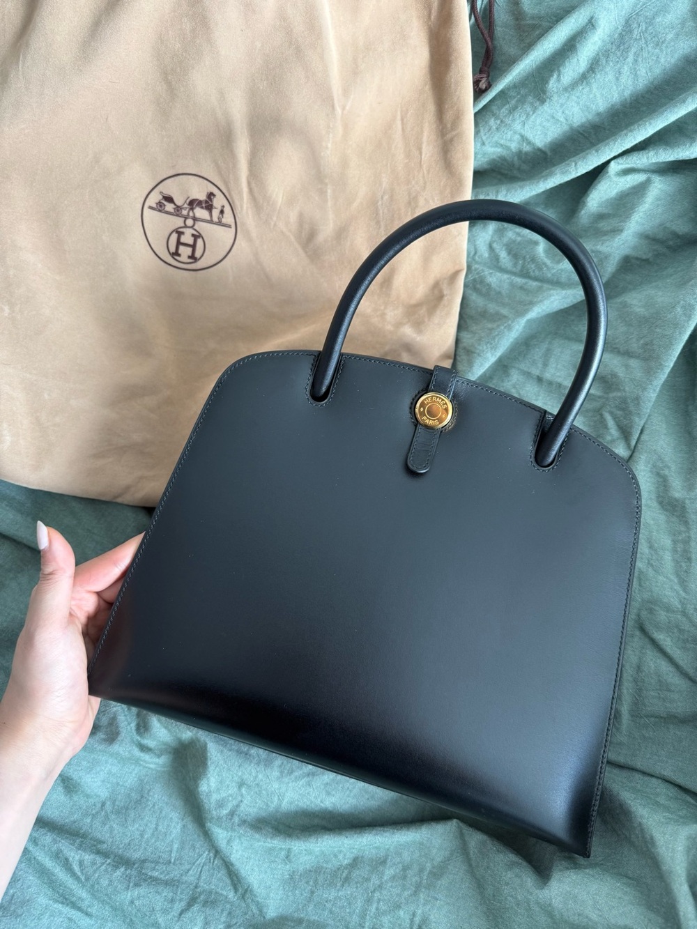 Hermes 2000 Noir Chamonix Dalvy 30 GHW - Picture 1 of 10